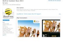 BeeFree na iPadzie nowe produkty/usługi, turystyka, wypoczynek - Od początku lutego w sklepie internetowym App Store dostępna jest aplikacja z najnowszą ofertą BeeFree – Summer Heat 2013. Po przebudowanej stronie internetowej oraz nowym fanpage na Facebooku to kolejny krok ku wzmocnieniu postrzegania BeeFree ( marki Rainbow Tours) jako marki skierowanej do aktywnych i młodych odbiorców.