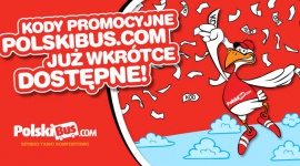 Kody promocyjne PolskiBus.com już wkrótce dostępne! Turystyka, BIZNES - • PolskiBus.com planuje wprowadzenie kodów promocyjnych na początku 2015 roku • Kody promocyjne będą dostępne na wybranych liniach oraz kursach • Realizacja kodów promocyjnych będzie możliwa poprzez stronę internetową www.polskibus.com
