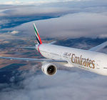 Większy samolot Emirates na trasie do Zambii i Zimbabwe