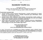 Rainbow z gwarancją na przyszły rok