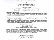 Rainbow z gwarancją na przyszły rok